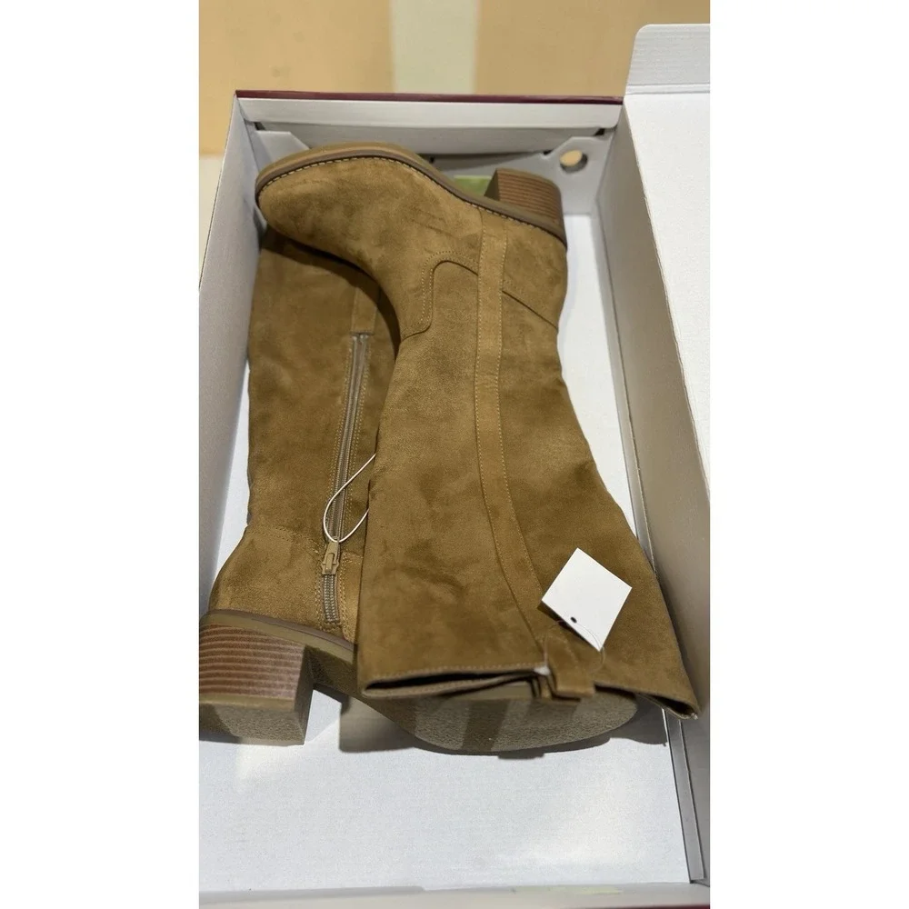 Kensie‎ Women's Naya Knee High Boots Size 11 Brown New In Box